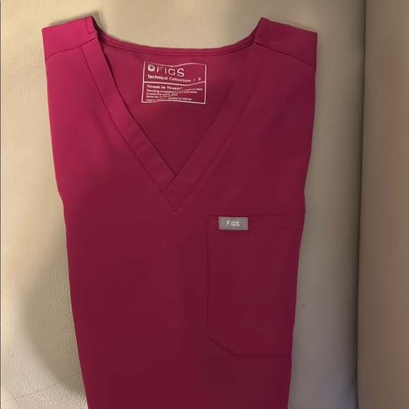 Figs small Dark Magenta Catarina and small regular HW Zamora Jogger Pants set - Picture 5 of 5